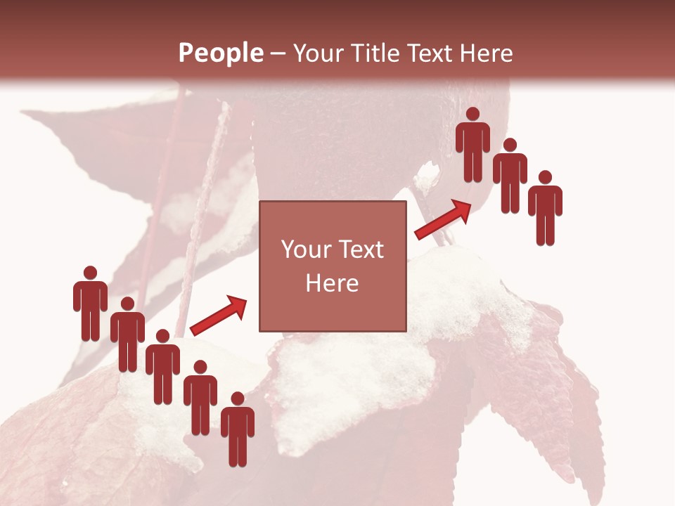 Frozen Leaves PowerPoint Template