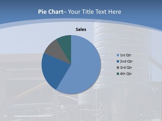 Dairy Farm Holding Pens And Grain Silo PowerPoint Template