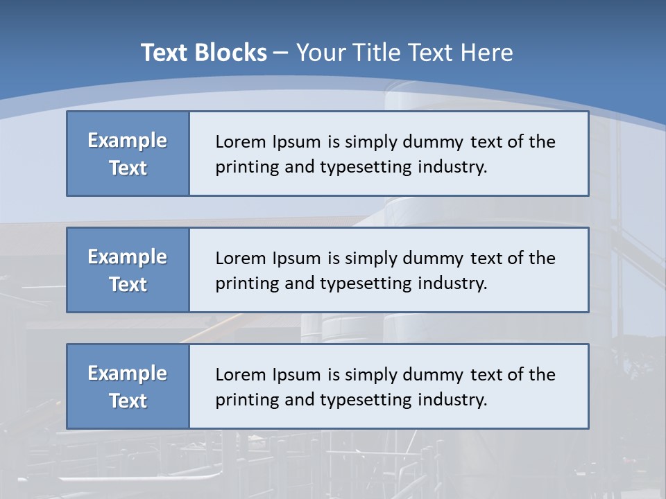 Dairy Farm Holding Pens And Grain Silo PowerPoint Template