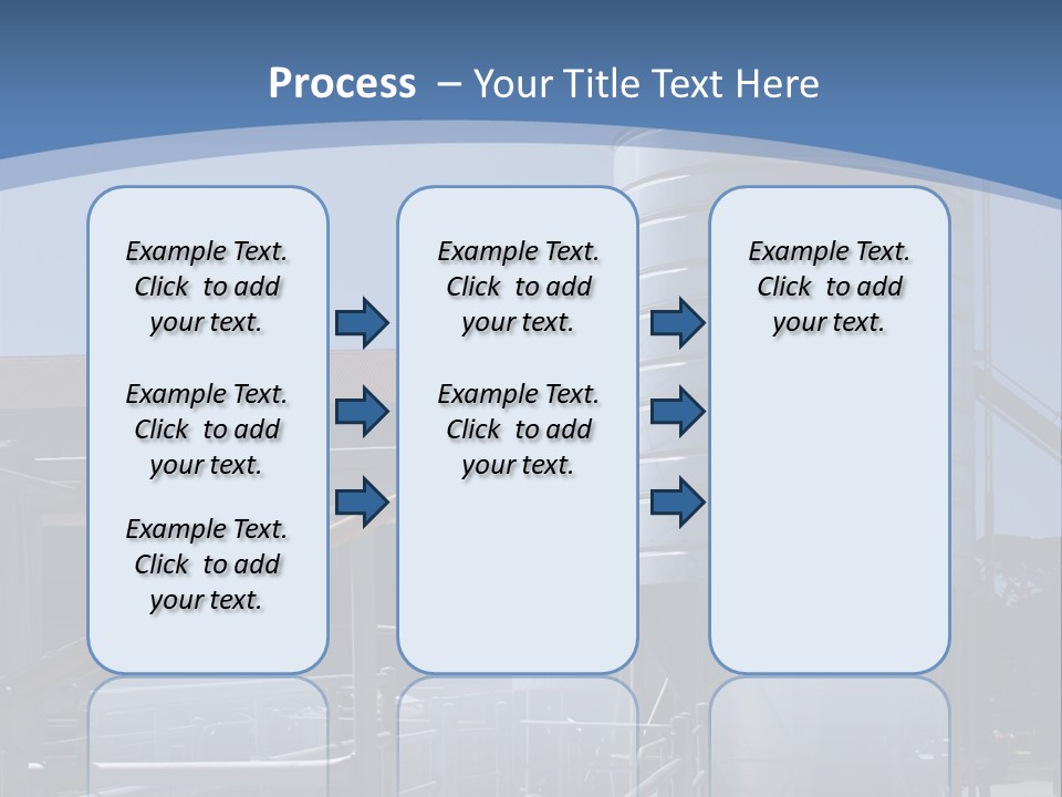 Dairy Farm Holding Pens And Grain Silo PowerPoint Template