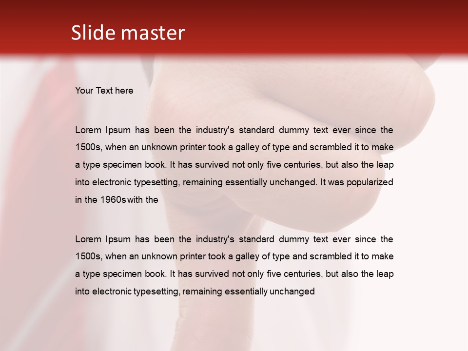 Businessman Giving The Thumbs Down Sign - Isolated PowerPoint Template