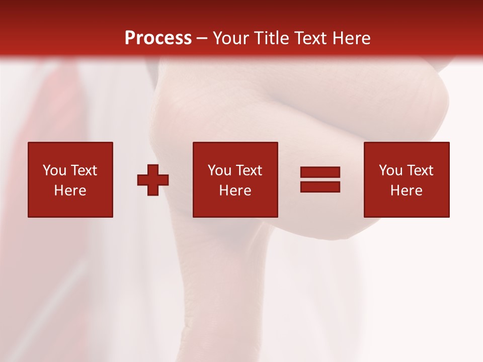 Businessman Giving The Thumbs Down Sign - Isolated PowerPoint Template