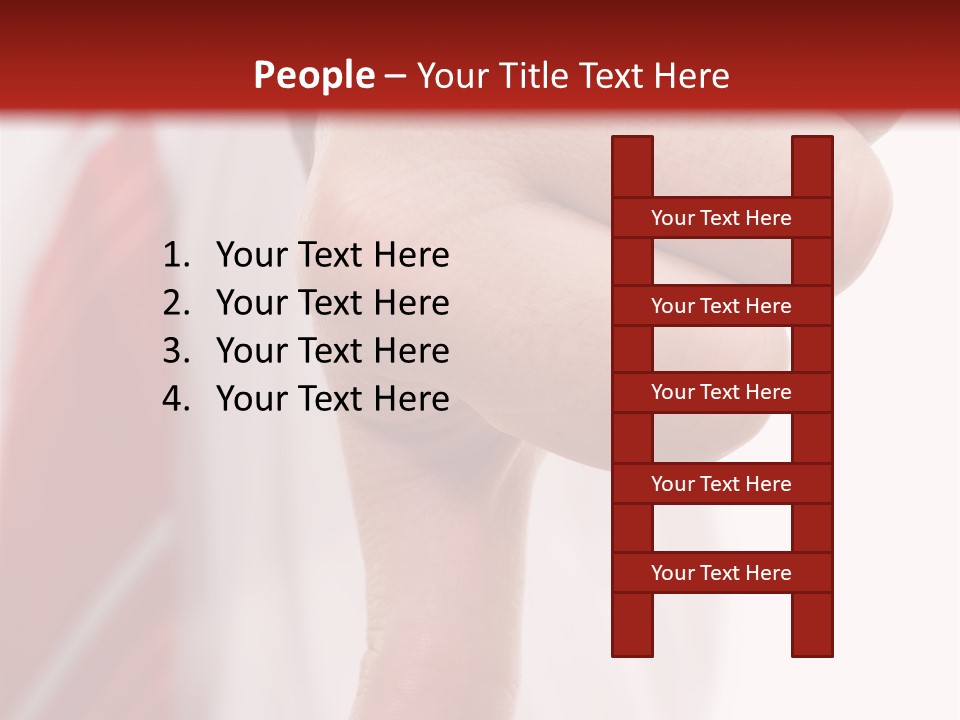 Businessman Giving The Thumbs Down Sign - Isolated PowerPoint Template