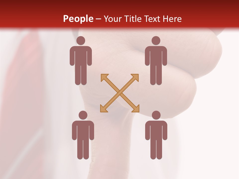 Businessman Giving The Thumbs Down Sign - Isolated PowerPoint Template