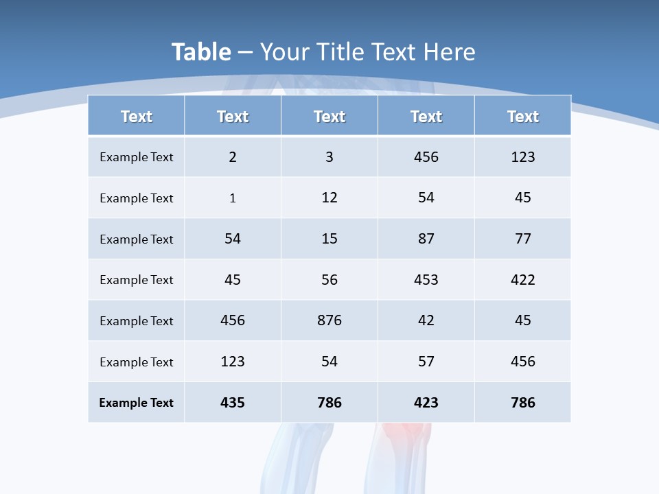 Painful Joints PowerPoint Template