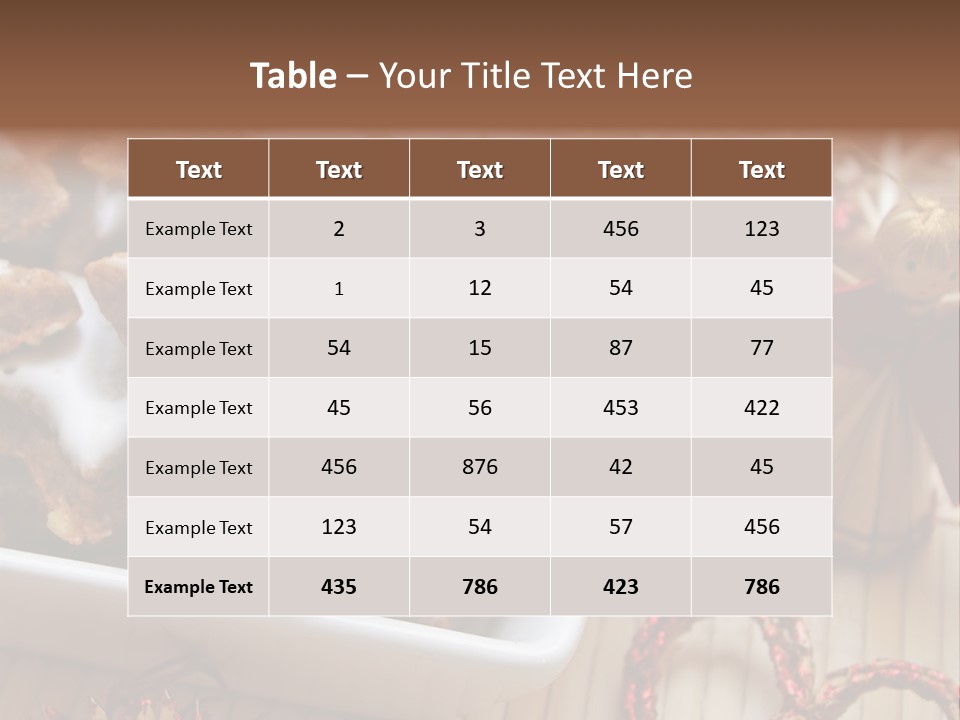 Christmas Cookies PowerPoint Template