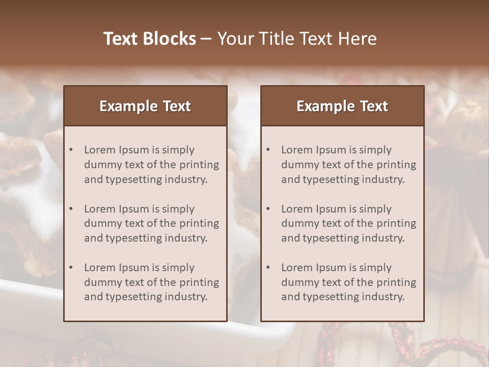 Christmas Cookies PowerPoint Template