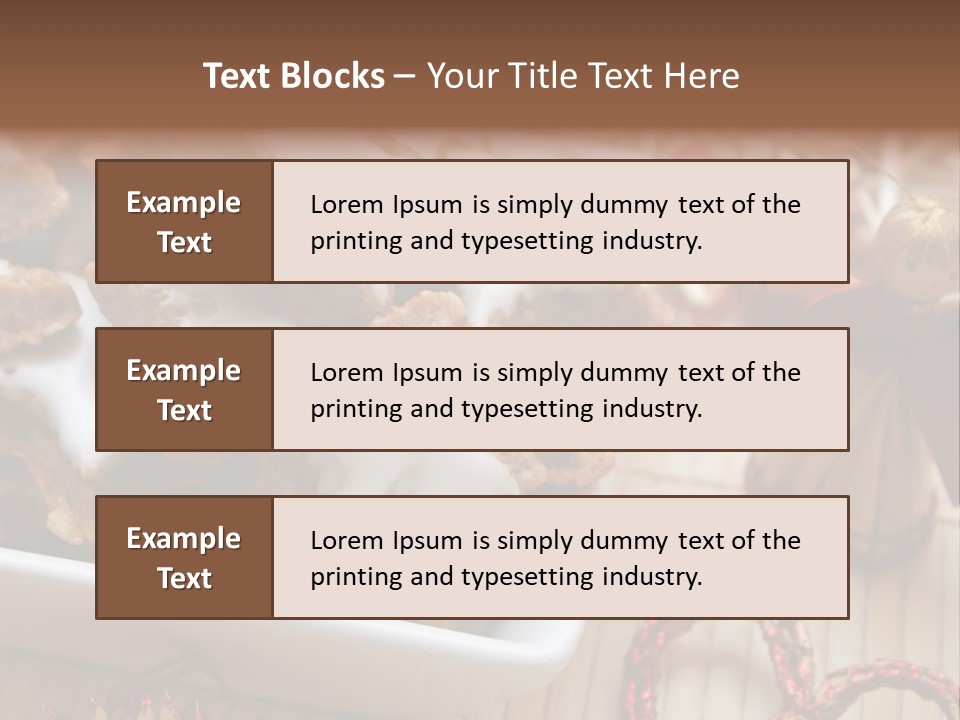 Christmas Cookies PowerPoint Template