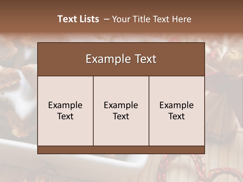 Christmas Cookies PowerPoint Template