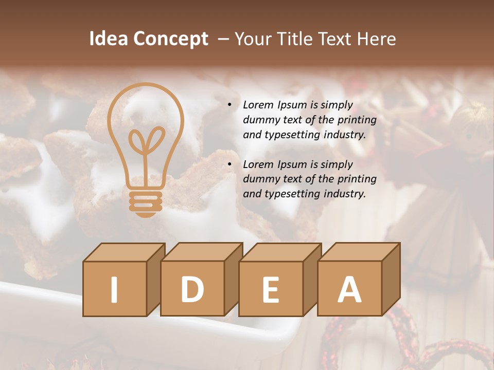 Christmas Cookies PowerPoint Template