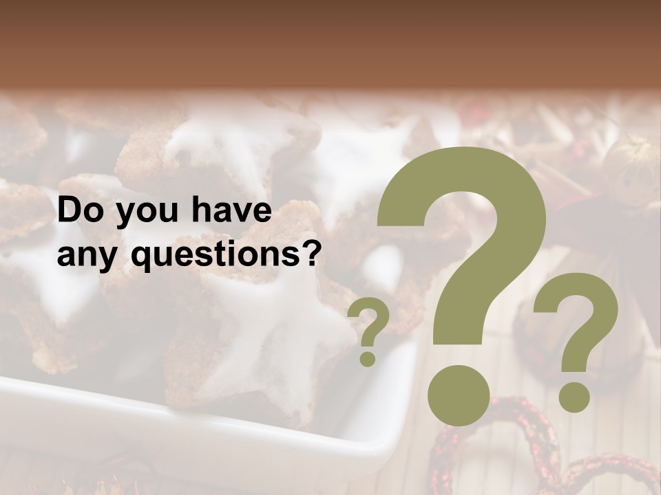 Christmas Cookies PowerPoint Template