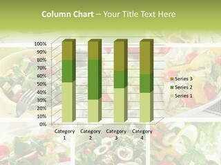 Collage Of Different Salads PowerPoint Template