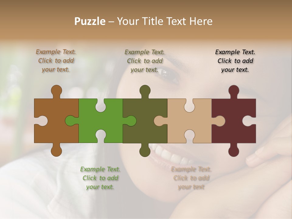 Warm Loving Smile PowerPoint Template