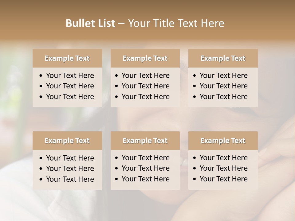 Warm Loving Smile PowerPoint Template
