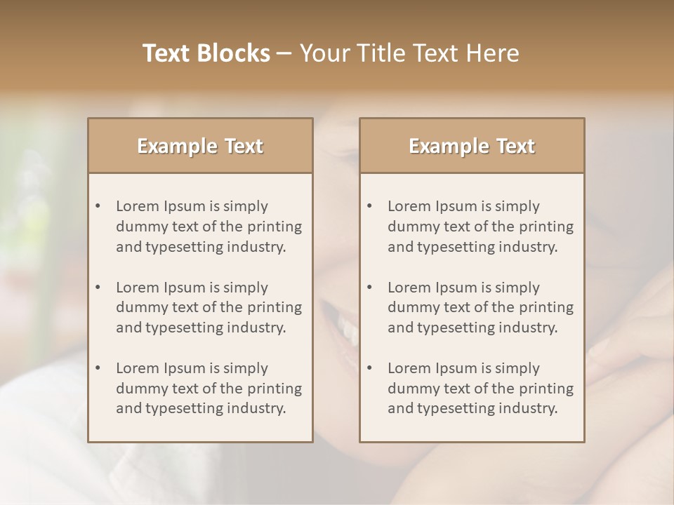 Warm Loving Smile PowerPoint Template