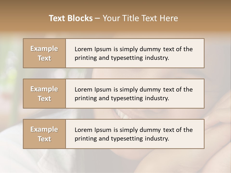 Warm Loving Smile PowerPoint Template