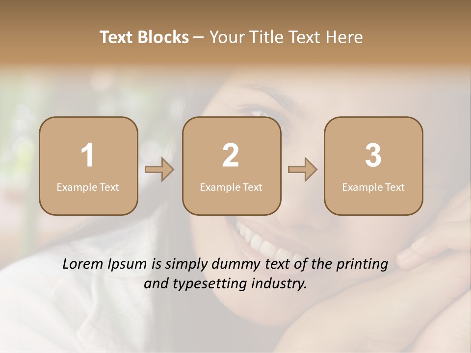 Warm Loving Smile PowerPoint Template