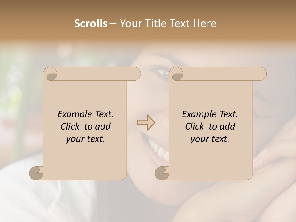 Warm Loving Smile PowerPoint Template