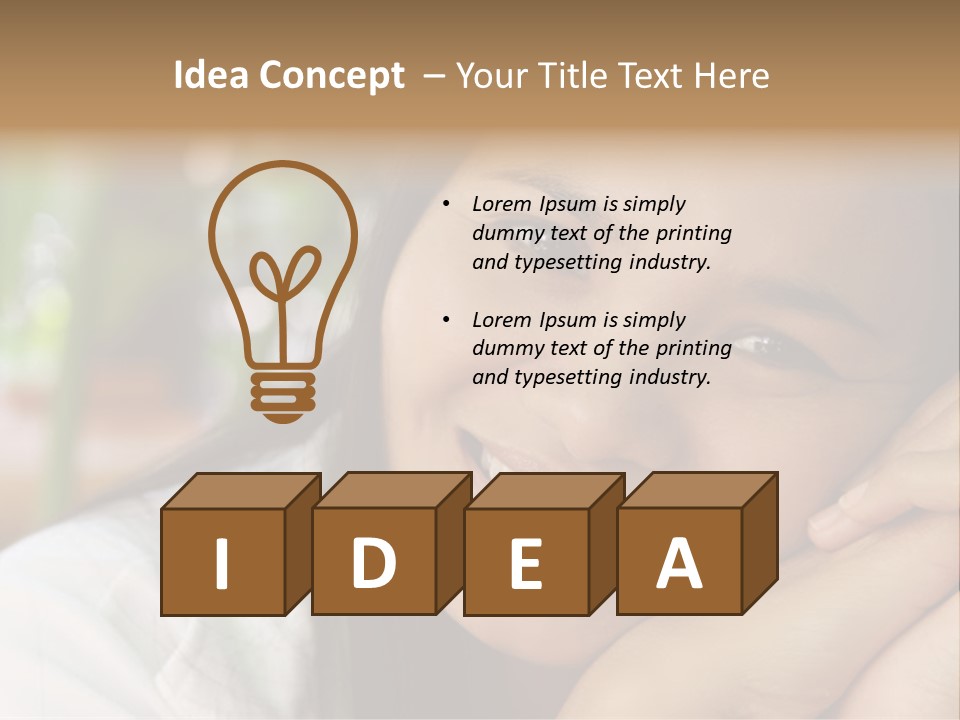 Warm Loving Smile PowerPoint Template