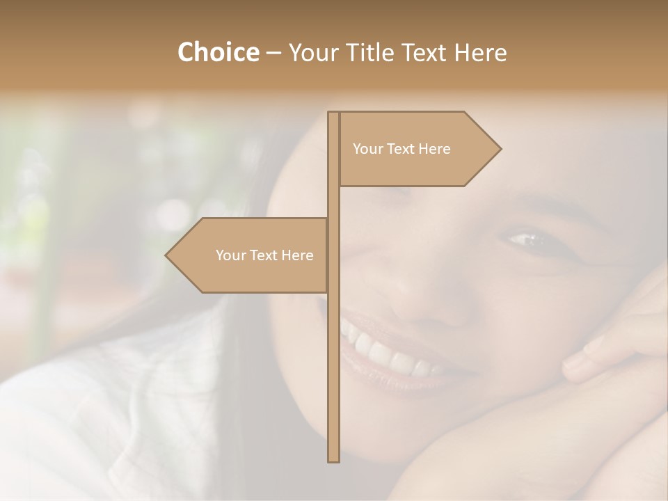 Warm Loving Smile PowerPoint Template