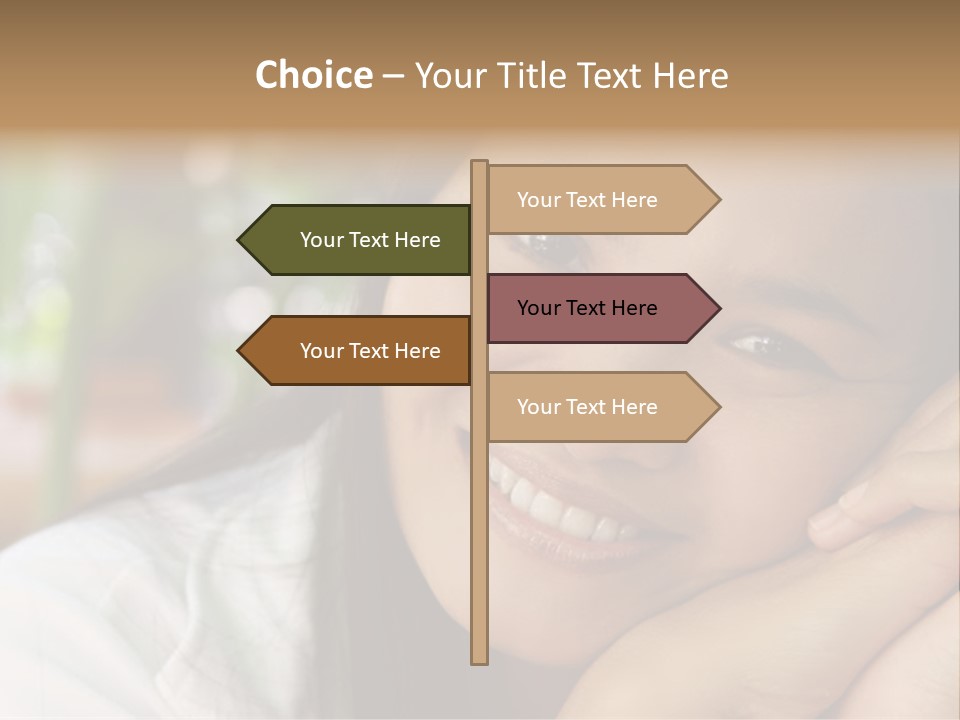 Warm Loving Smile PowerPoint Template