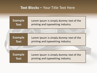 Still Life Of 8Mm Cine Film And Reels; Isolated On White Ground; Differential Focus PowerPoint Template