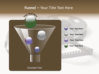 Still Life Of 8Mm Cine Film And Reels; Isolated On White Ground; Differential Focus PowerPoint Template