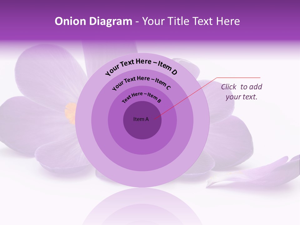 A Group Of Purple Flowers Sitting On Top Of A White Table PowerPoint Template