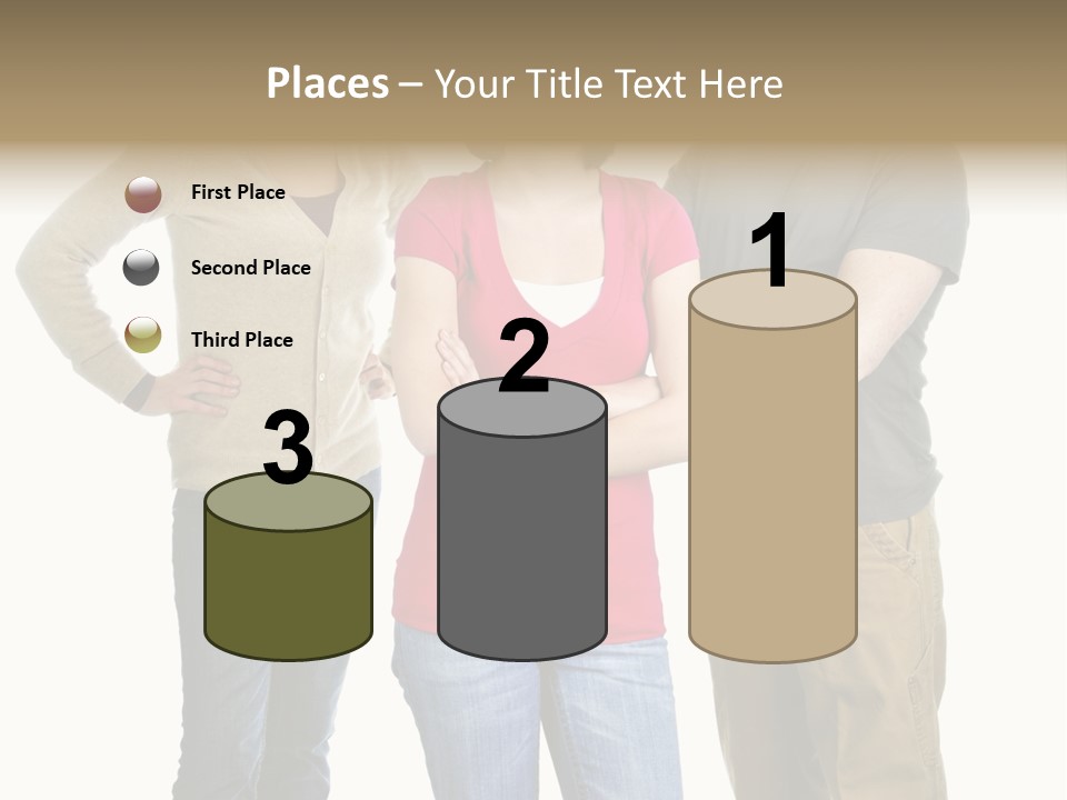 Teenage Girl Rolling Her Eyes In Front Of Angry Parents PowerPoint Template