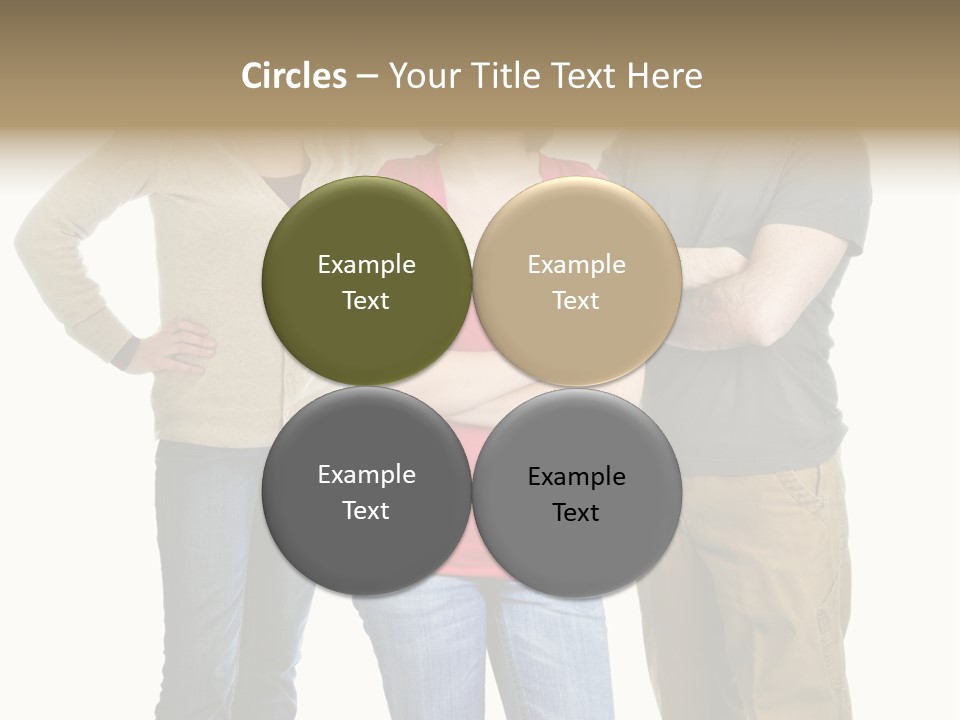 Teenage Girl Rolling Her Eyes In Front Of Angry Parents PowerPoint Template