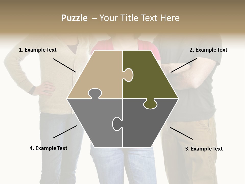 Teenage Girl Rolling Her Eyes In Front Of Angry Parents PowerPoint Template