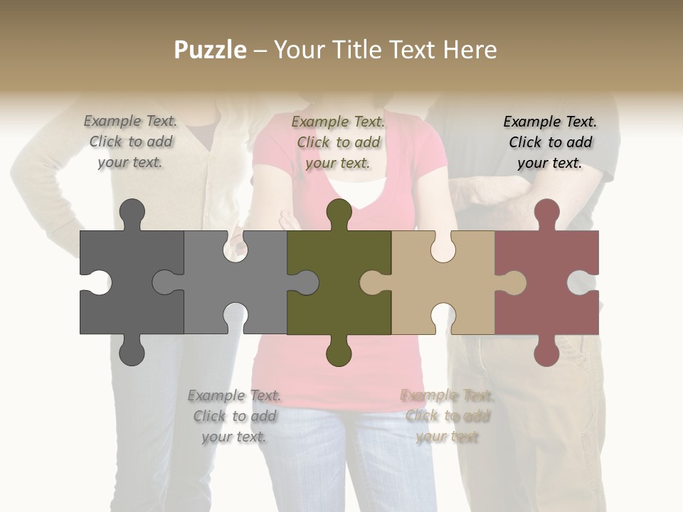 Teenage Girl Rolling Her Eyes In Front Of Angry Parents PowerPoint Template