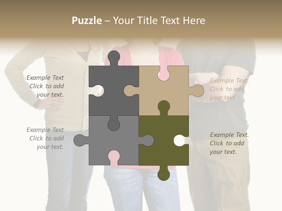 Teenage Girl Rolling Her Eyes In Front Of Angry Parents PowerPoint Template