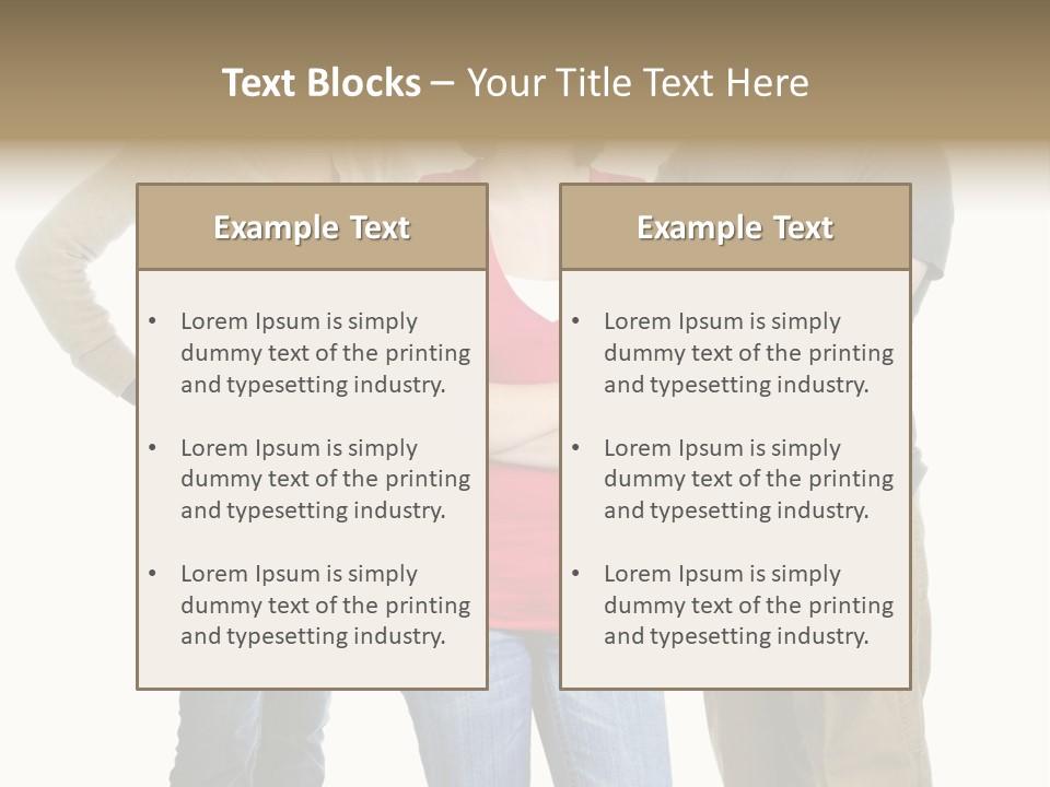 Teenage Girl Rolling Her Eyes In Front Of Angry Parents PowerPoint Template