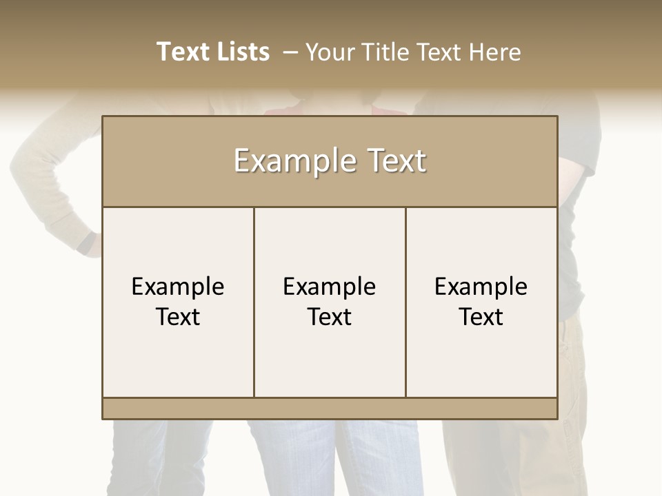 Teenage Girl Rolling Her Eyes In Front Of Angry Parents PowerPoint Template