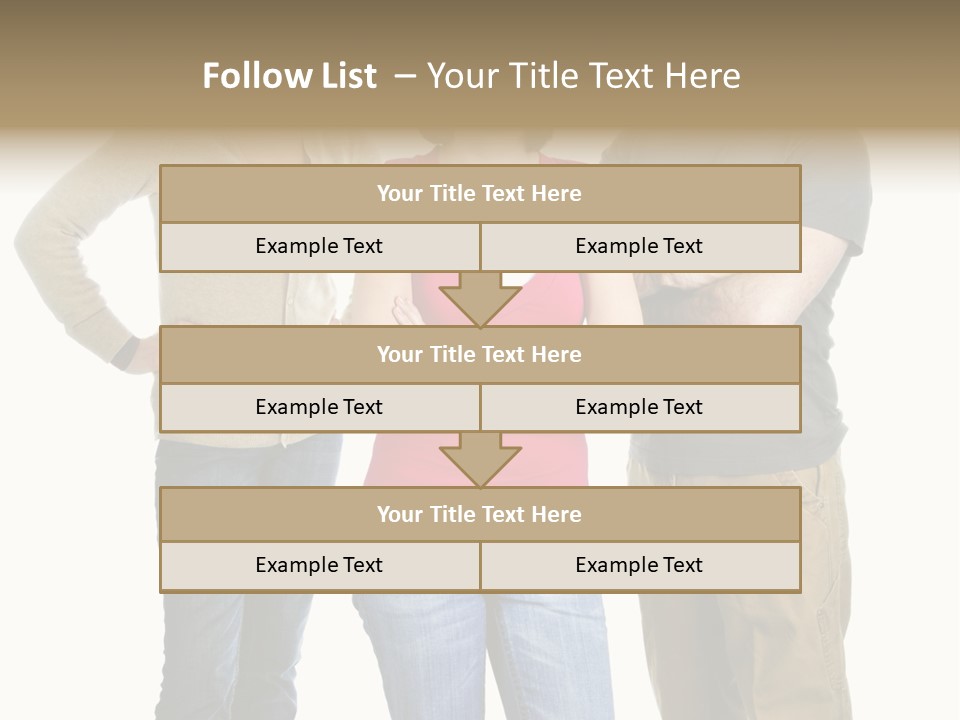 Teenage Girl Rolling Her Eyes In Front Of Angry Parents PowerPoint Template