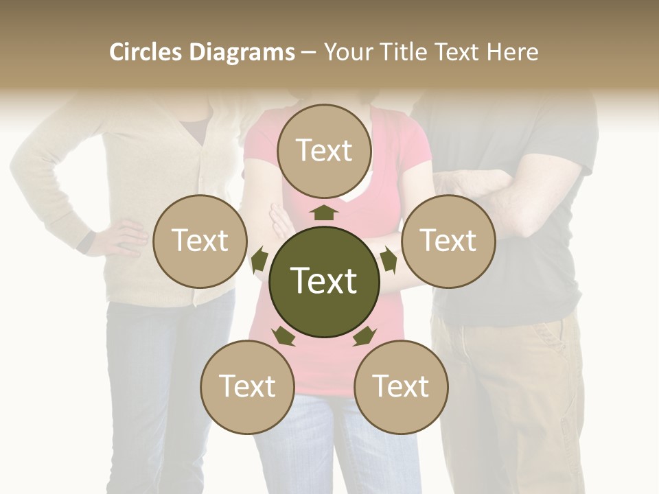 Teenage Girl Rolling Her Eyes In Front Of Angry Parents PowerPoint Template