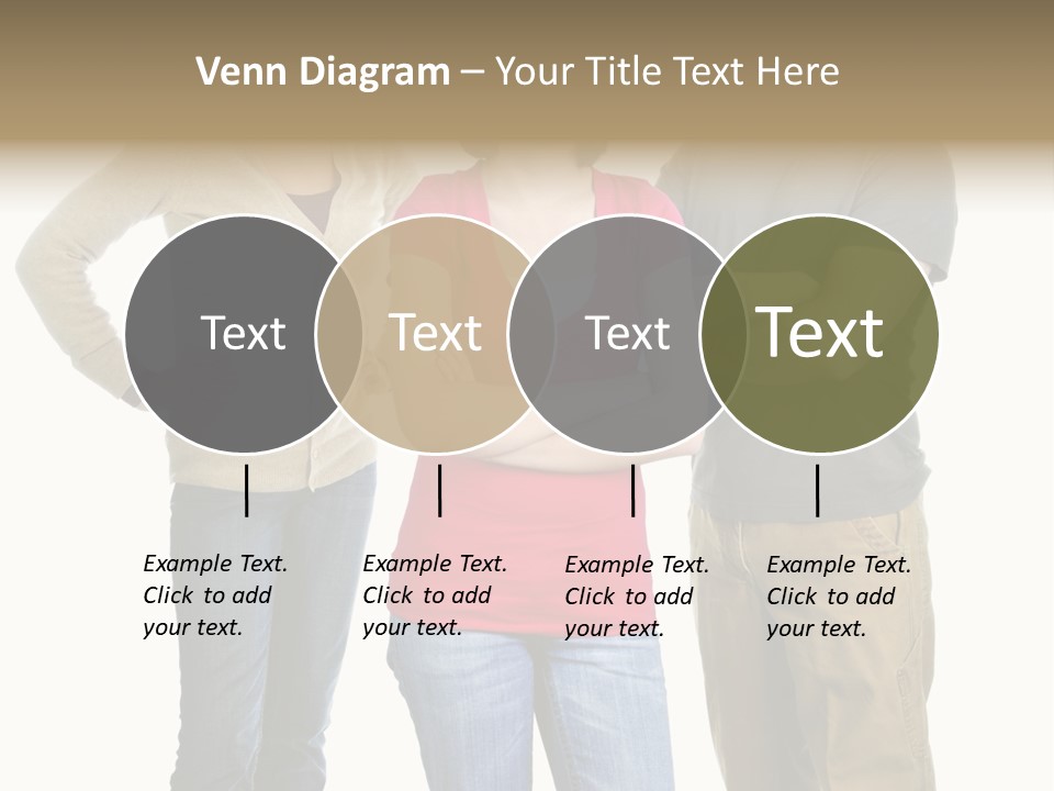 Teenage Girl Rolling Her Eyes In Front Of Angry Parents PowerPoint Template