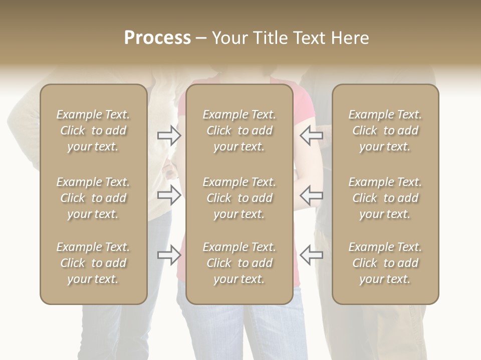 Teenage Girl Rolling Her Eyes In Front Of Angry Parents PowerPoint Template