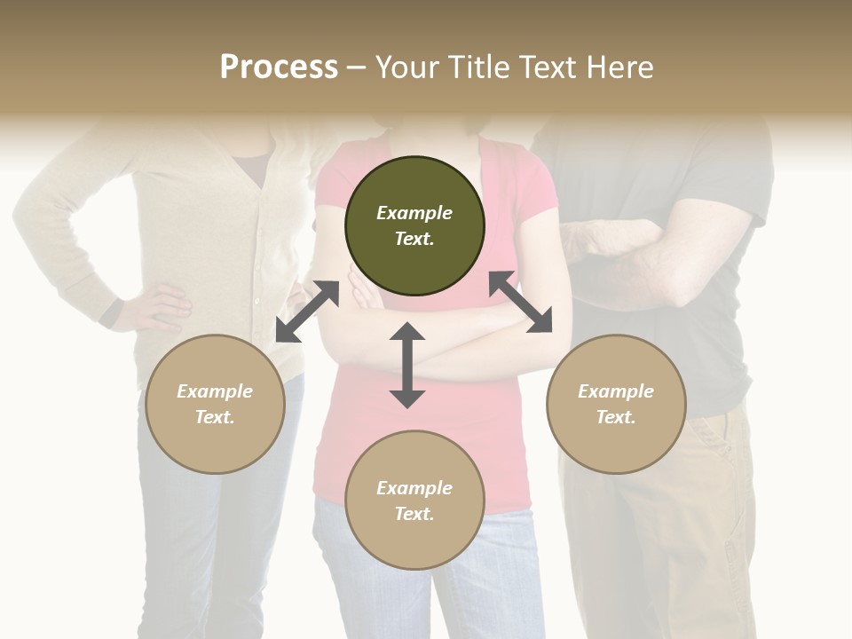 Teenage Girl Rolling Her Eyes In Front Of Angry Parents PowerPoint Template