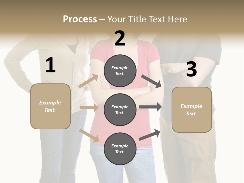 Teenage Girl Rolling Her Eyes In Front Of Angry Parents PowerPoint Template
