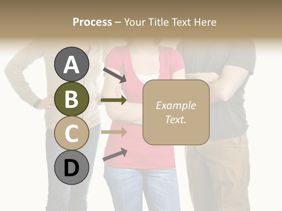 Teenage Girl Rolling Her Eyes In Front Of Angry Parents PowerPoint Template