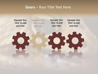 A Leopard Gecko Is Sticking His Tongue Out. PowerPoint Template