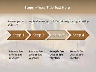 A Leopard Gecko Is Sticking His Tongue Out. PowerPoint Template