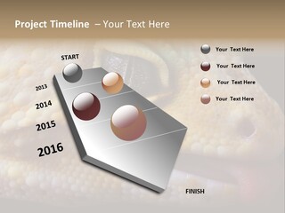 A Leopard Gecko Is Sticking His Tongue Out. PowerPoint Template