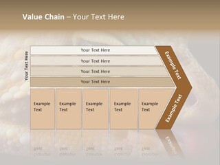 A Leopard Gecko Is Sticking His Tongue Out. PowerPoint Template