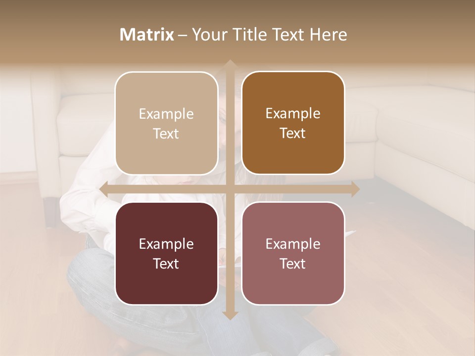 Silhouette Of Construction Worker PowerPoint Template