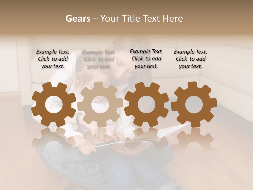 Silhouette Of Construction Worker PowerPoint Template