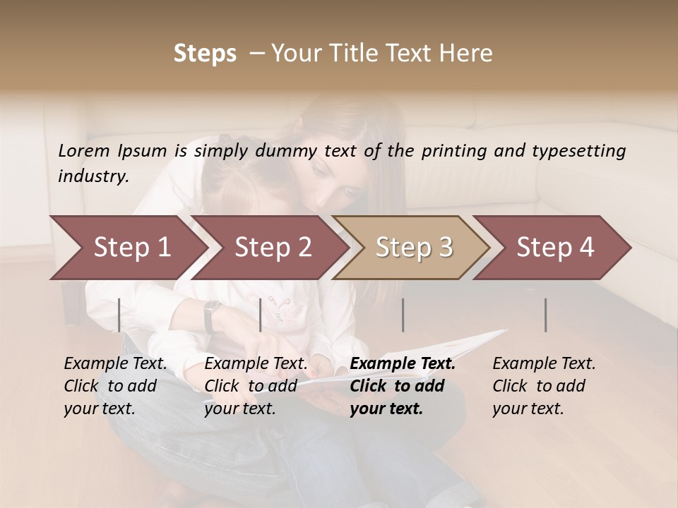 Silhouette Of Construction Worker PowerPoint Template