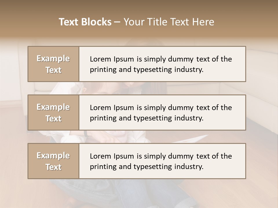 Silhouette Of Construction Worker PowerPoint Template